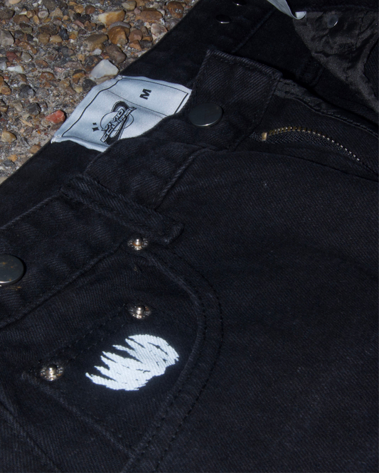"RESURGENCE" Black Jeans